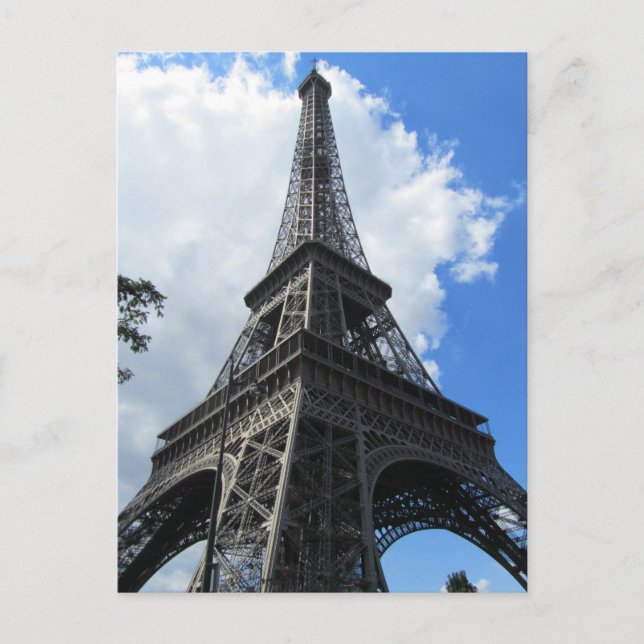 Eiffel Tower Paris European Travel Postcard (Front)