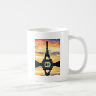 Eiffel Tower Paris Evening European Travel Coffee Mug