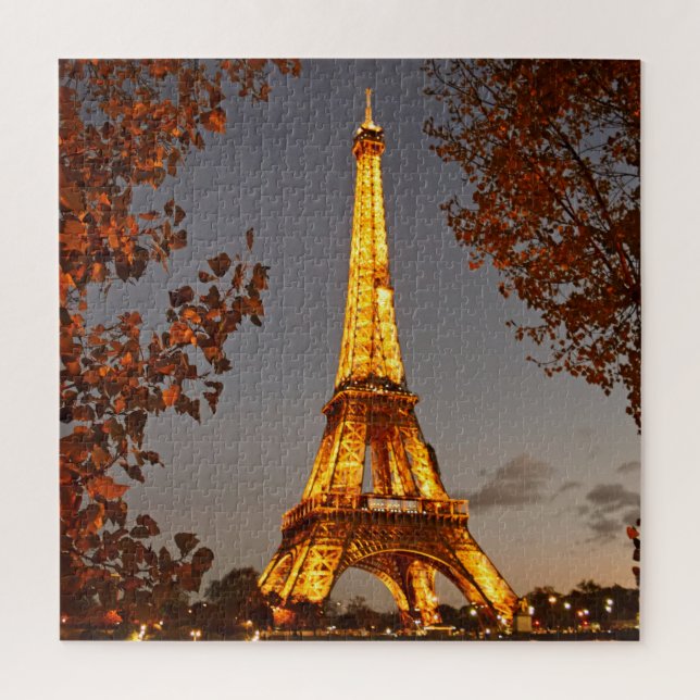 Eiffel Tower - Paris - France - 20x20 - 676 pc Jigsaw Puzzle (Vertical)