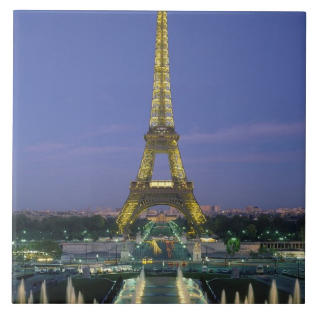 Eiffel Tower, Paris, France 2 Tile (Front)