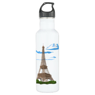 Eiffel Tower Paris France 710 Ml Water Bottle