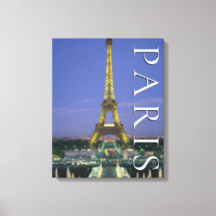 Eiffel Tower Paris, France Canvas Print