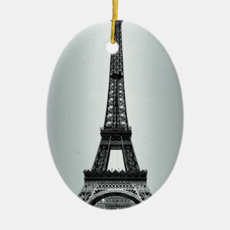 Eiffel Tower Paris France Ceramic Tree Decoration