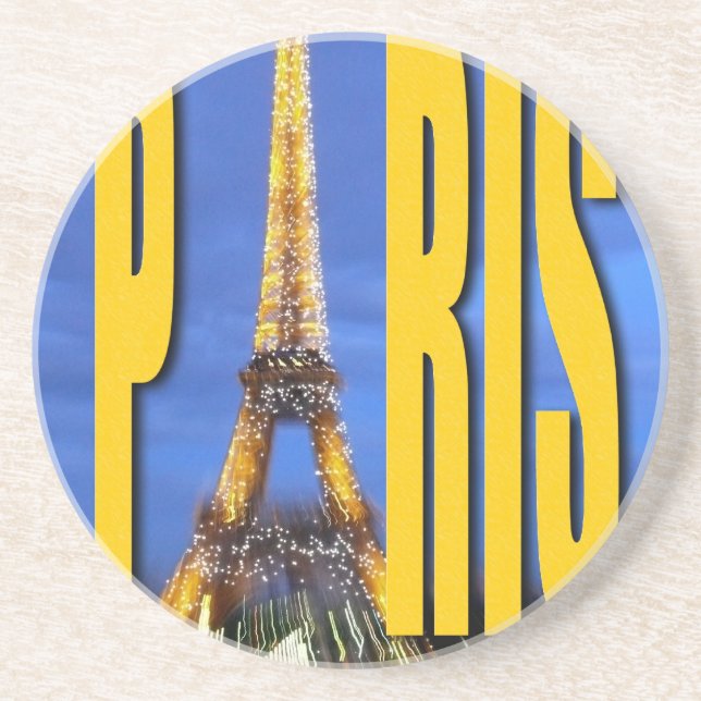 Eiffel Tower Paris France Coaster (Front)