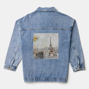 Eiffel Tower. Paris, France  Denim Jacket