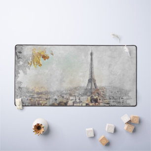 Eiffel Tower. Paris, France Desk Mat