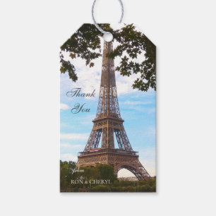 Eiffel Tower Paris France Gift Tags