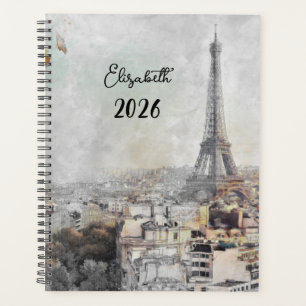 Eiffel Tower Paris France - Inspired Weekly 2026 Planner