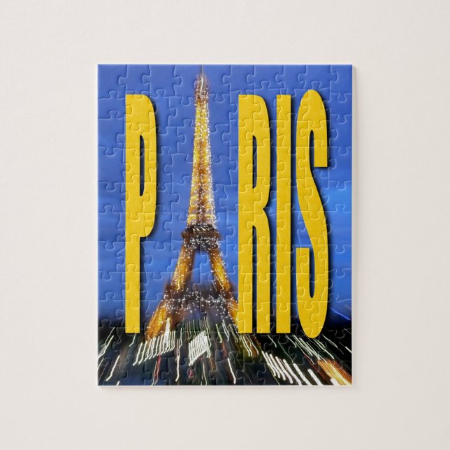 Eiffel Tower Paris France Jigsaw Puzzle (Vertical)
