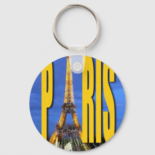 Eiffel Tower Paris France Key Ring