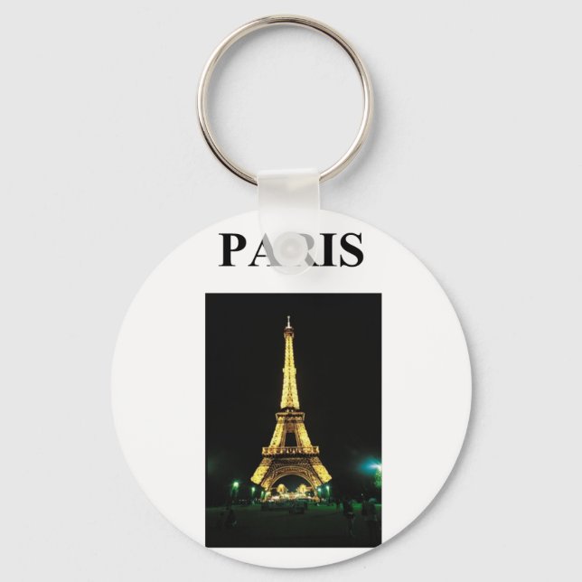 eiffel tower paris france key ring (Front)