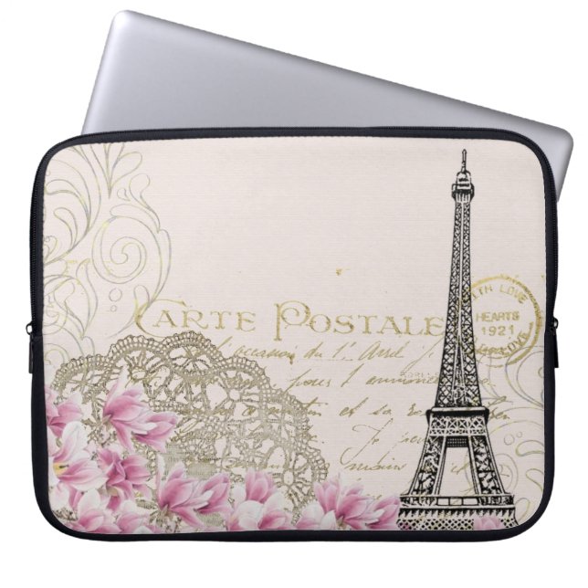 Eiffel Tower / Paris France  Laptop Sleeve (Front)