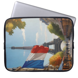 Eiffel tower - Paris - France Laptop Sleeve