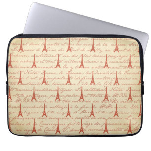 Eiffel Tower Paris France Laptop Sleeve