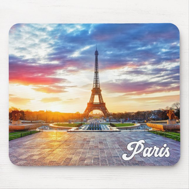 Eiffel Tower, Paris, France Mouse Mat (Front)