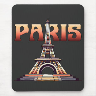 Eiffel Tower Paris France Mouse Mat