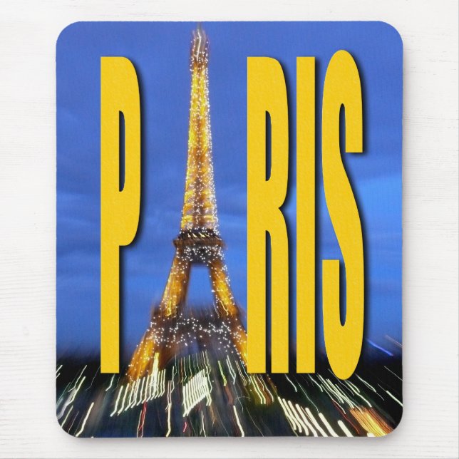 Eiffel Tower Paris France Mouse Mat (Front)