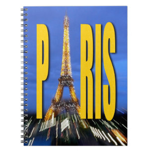 Eiffel Tower Paris France Notebook