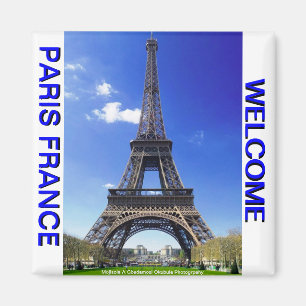 eiffel-tower-paris-france, PARIS FRANCE, WELCOM... Magnet