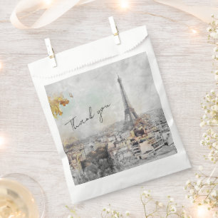 Eiffel Tower Paris France Party Gift Thank you Favour Bags