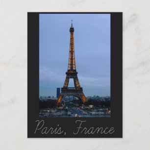 Eiffel Tower, Paris France Postcard