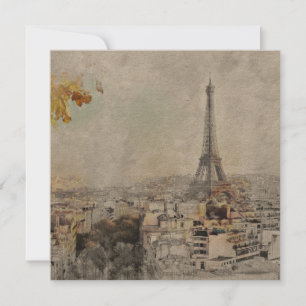 Eiffel Tower Paris France Postcard – Romantic 