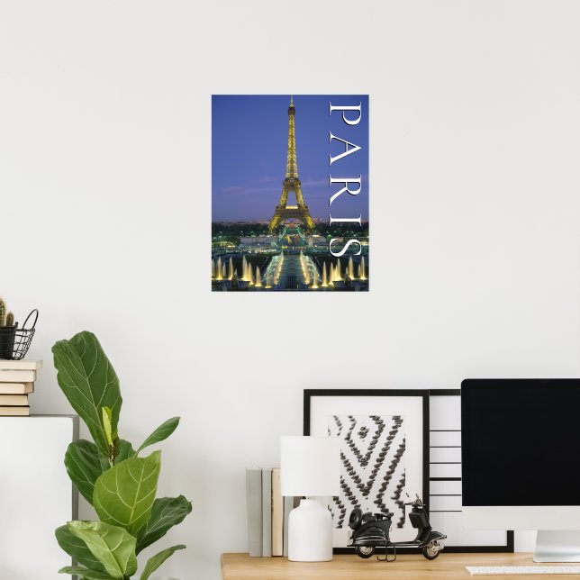Eiffel Tower | Paris, France Poster (Home Office)