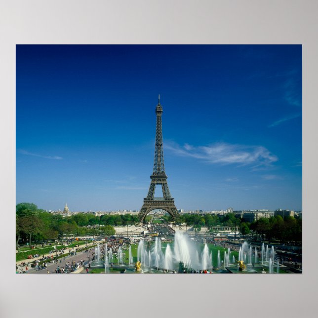 Eiffel Tower, Paris, France Poster (Front)