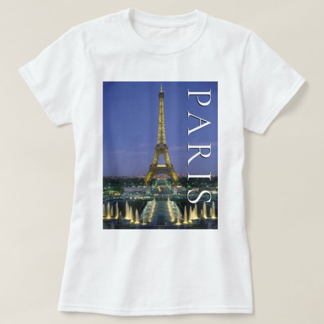 Eiffel Tower | Paris, France T-Shirt (Design Front)