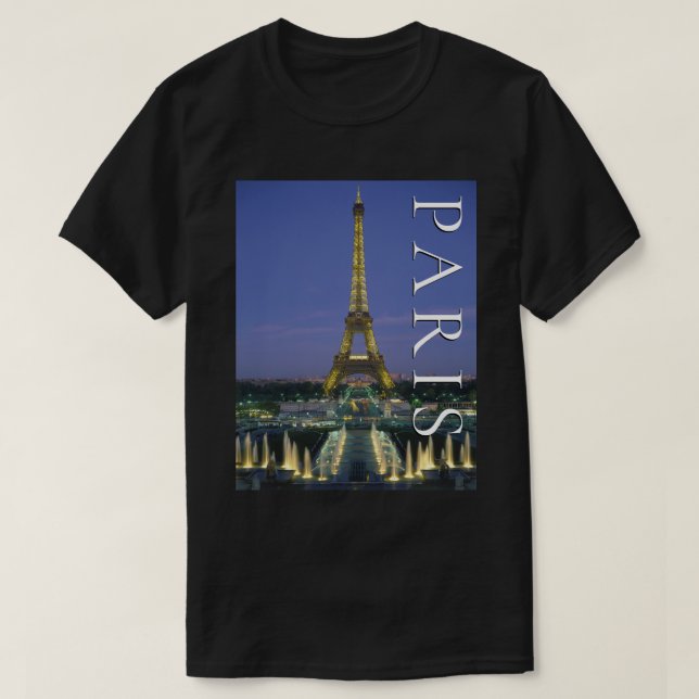 Eiffel Tower | Paris, France T-Shirt (Design Front)