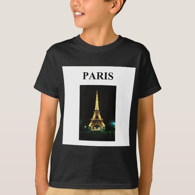 eiffel tower paris france T-Shirt (Front)