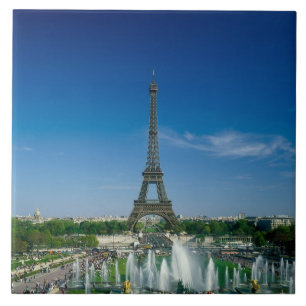 Eiffel Tower, Paris, France Tile