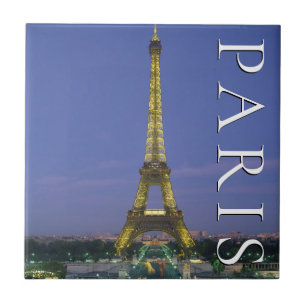 Eiffel Tower   Paris, France Tile
