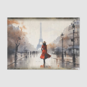 Eiffel Tower Paris France Tissue Paper