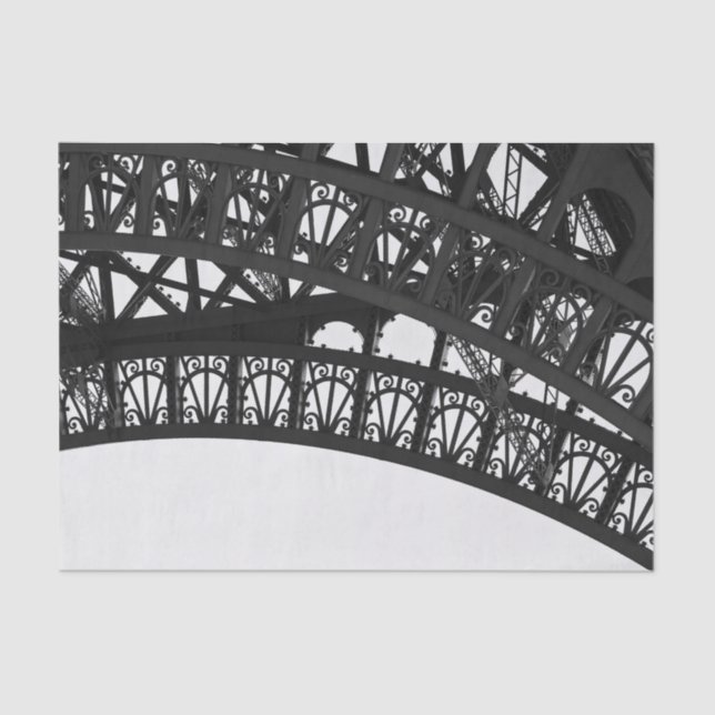 Eiffel Tower Paris France Tissue Paper (Front)