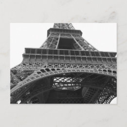 Eiffel Tower Paris France Travel Postcard