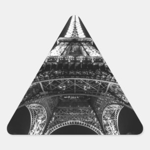 Eiffel Tower Paris France Triangle Sticker