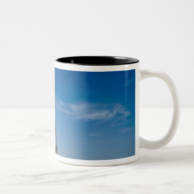 Eiffel Tower, Paris, France Two-Tone Coffee Mug (Right)