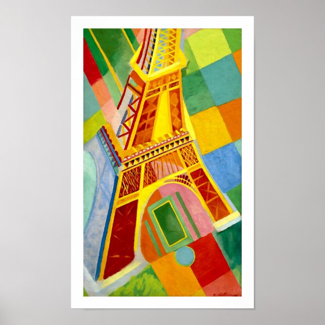 Eiffel Tower Paris, Francis by  Robert Delaunay Poster (Front)