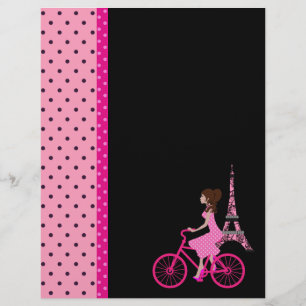 Eiffel Tower Paris French Theme Scrapbook Paper