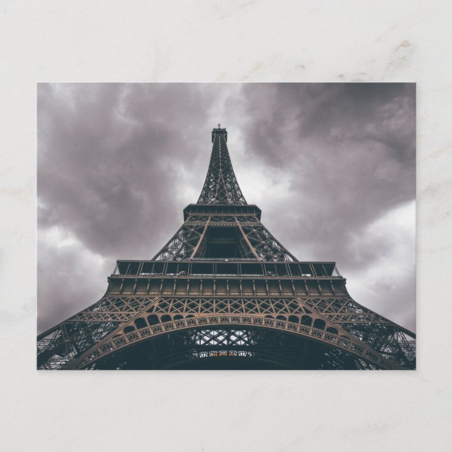Eiffel Tower Paris French Travel Postcard (Front)