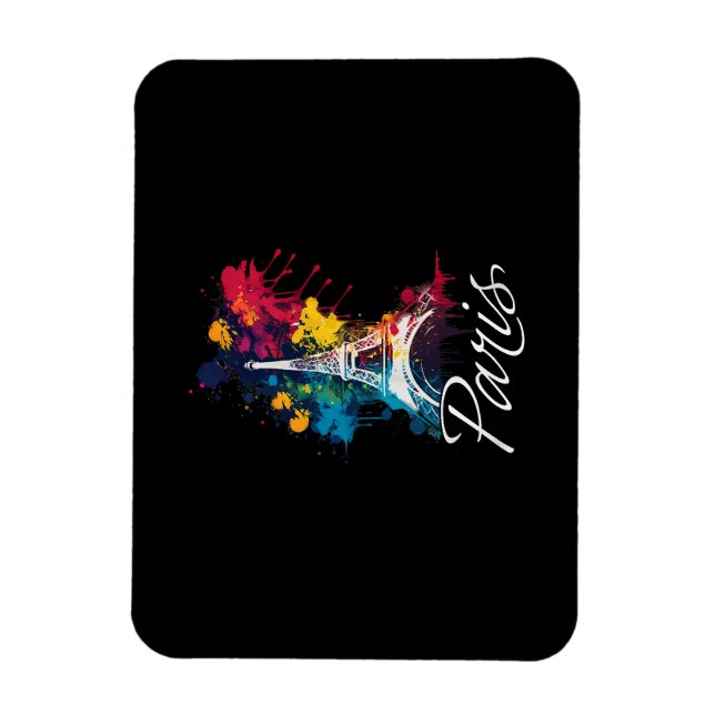 Eiffel Tower Paris Girls Travel Holiday France Sou Magnet (Vertical)