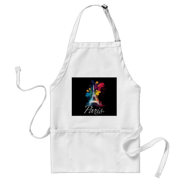 Eiffel Tower Paris Girls Travel Holiday France Sou Standard Apron (Front)