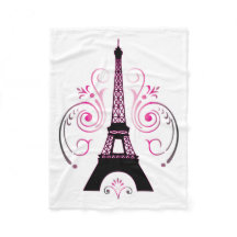 Eiffel Tower Paris Gradient Swirl Design