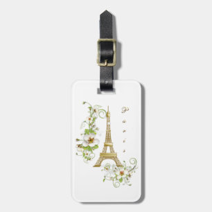 Eiffel Tower / Paris Personnalised Luggage Tag