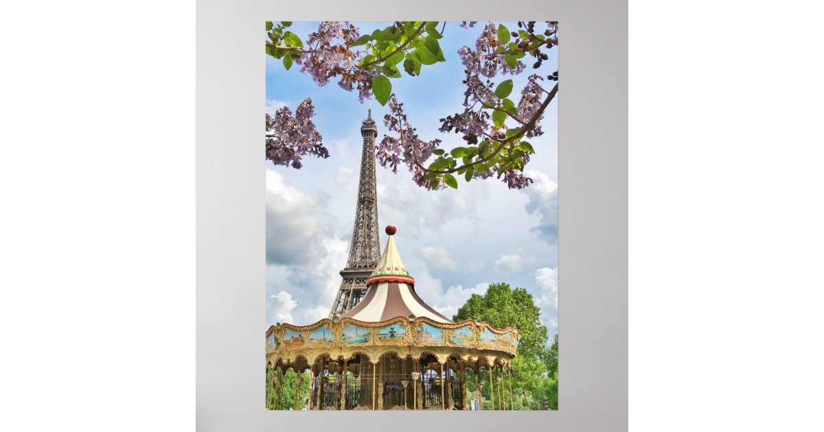 Eiffel Tower, Paris Poster | Zazzle.co.uk