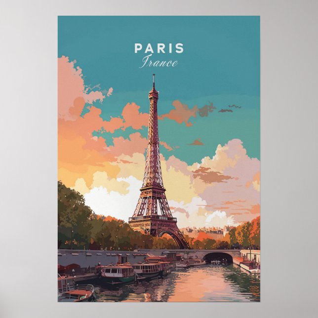 Eiffel Tower, Paris Poster (Front)