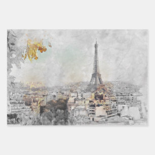 Eiffel Tower Paris – Romantic French Gift Wrap