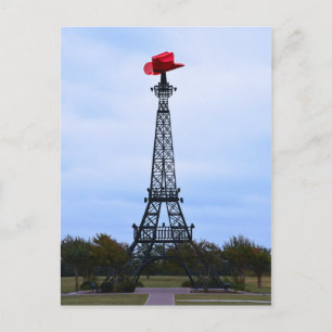 Eiffel Tower, Paris, Texas Postcard