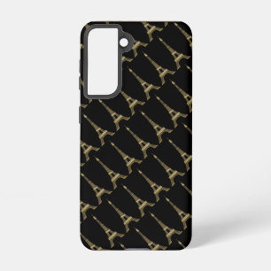 Eiffel Tower Paris Themed French Black Samsung Galaxy Case